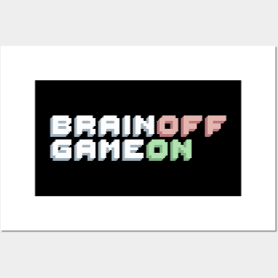 Brain off Game on Posters and Art